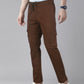 Exclusive Cotton Cargo Trouser - Choc Brown