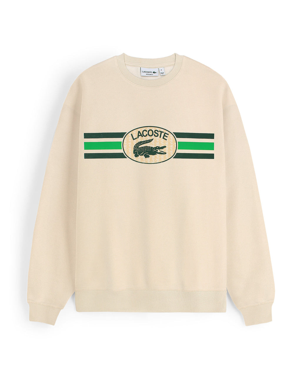 Exclusive L-C-S-T Mens Stripe Sweat - Off White