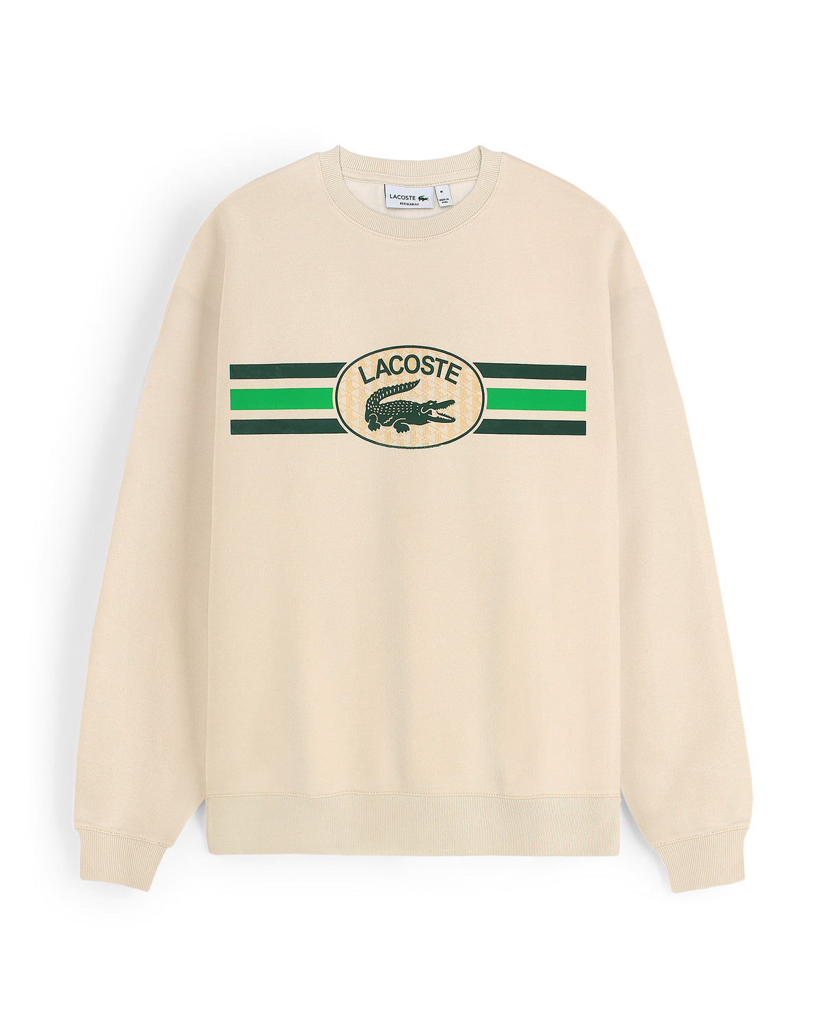 Exclusive L-C-S-T Mens Stripe Sweat - Off White