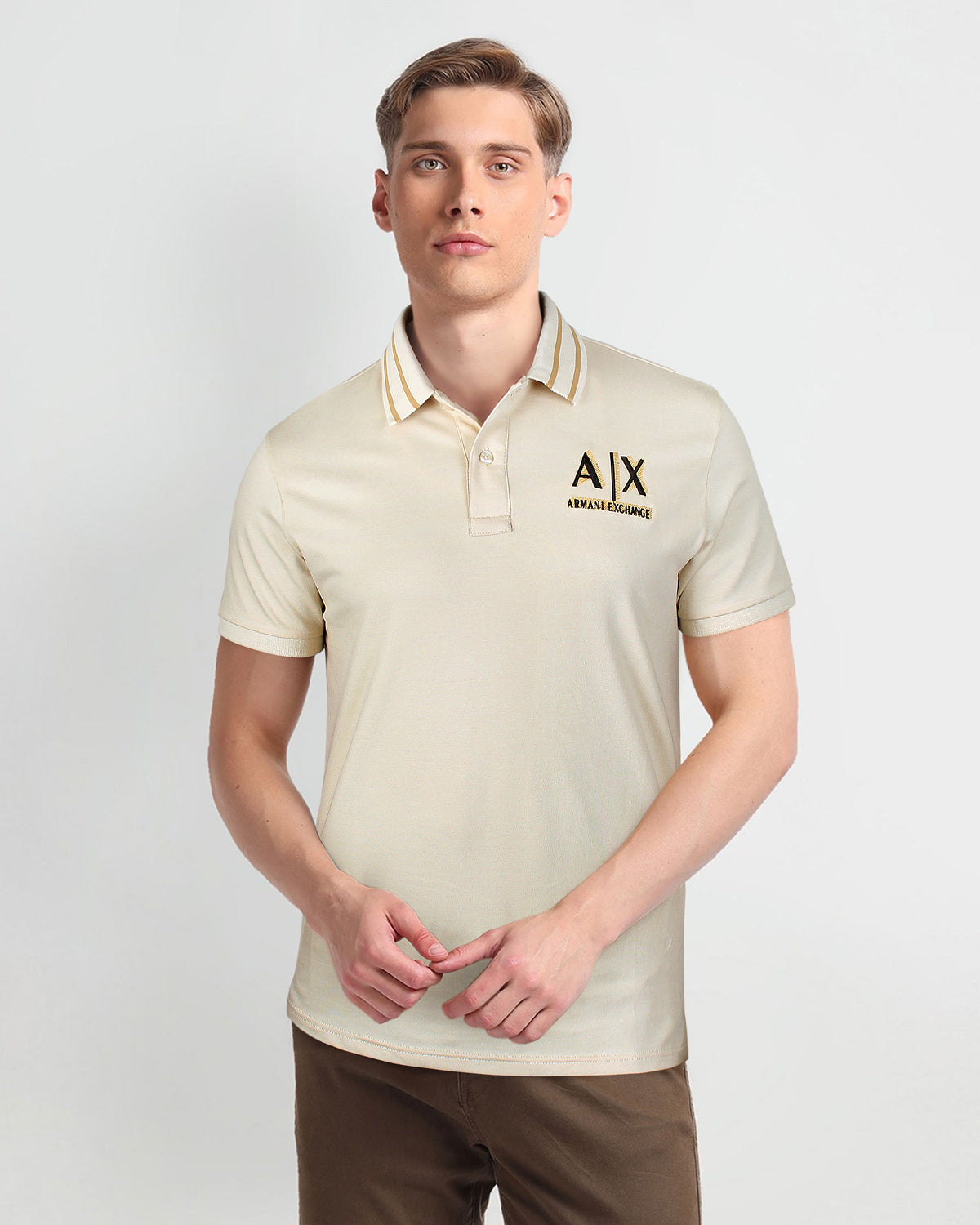 Exclusive A-X Motive Polo - Off White
