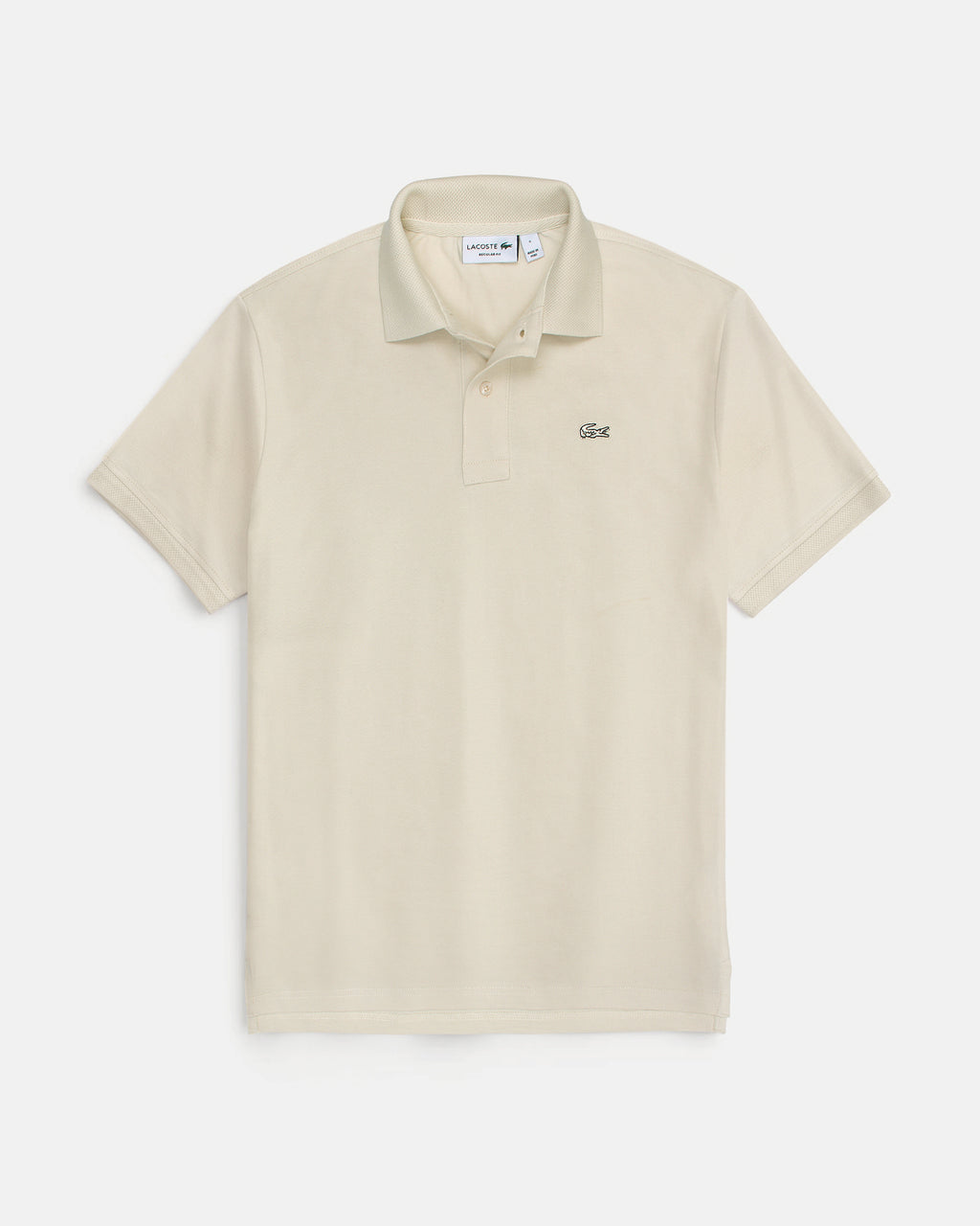 Premium Mesh L/C Men Polo Shirt - Off White
