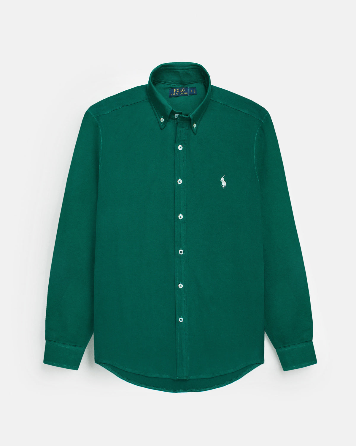 Premium Mesh Pique R/L Men Oxford Shirt - Black