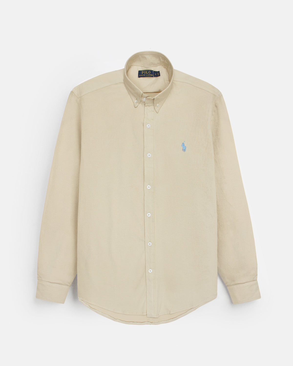 Premium Mesh Pique R/L Men Oxford Shirt - Off White