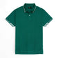 A-X Collar Design Polo - Green