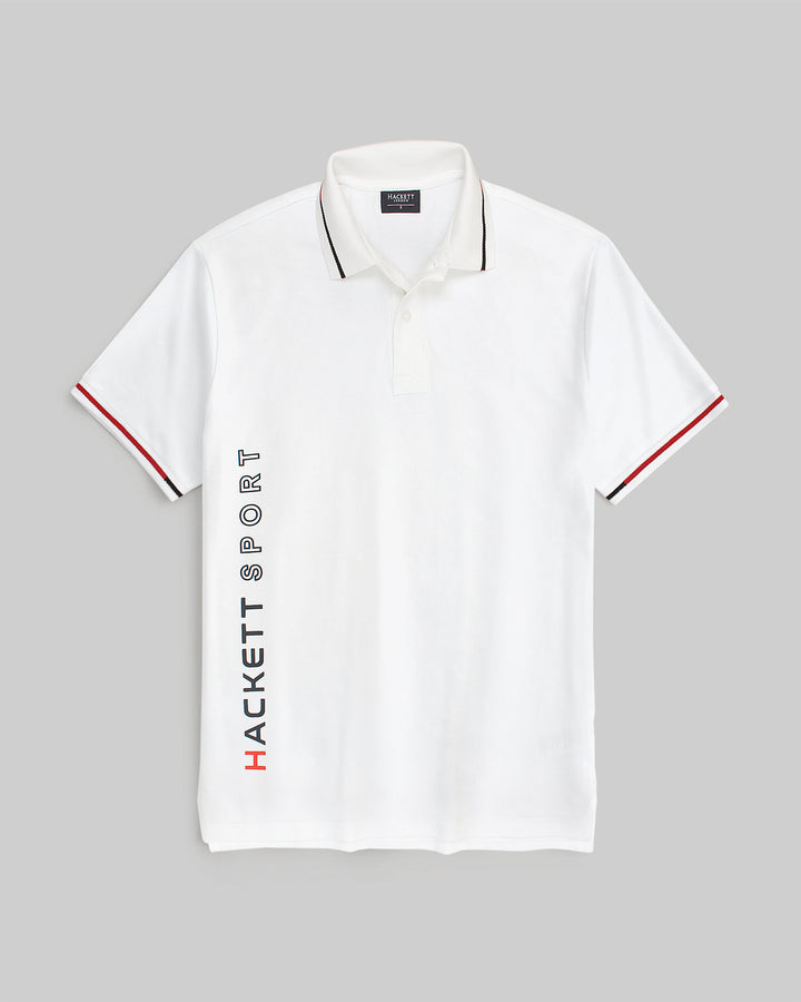 Exclusive HKT Sport Men Polo Shirt - White