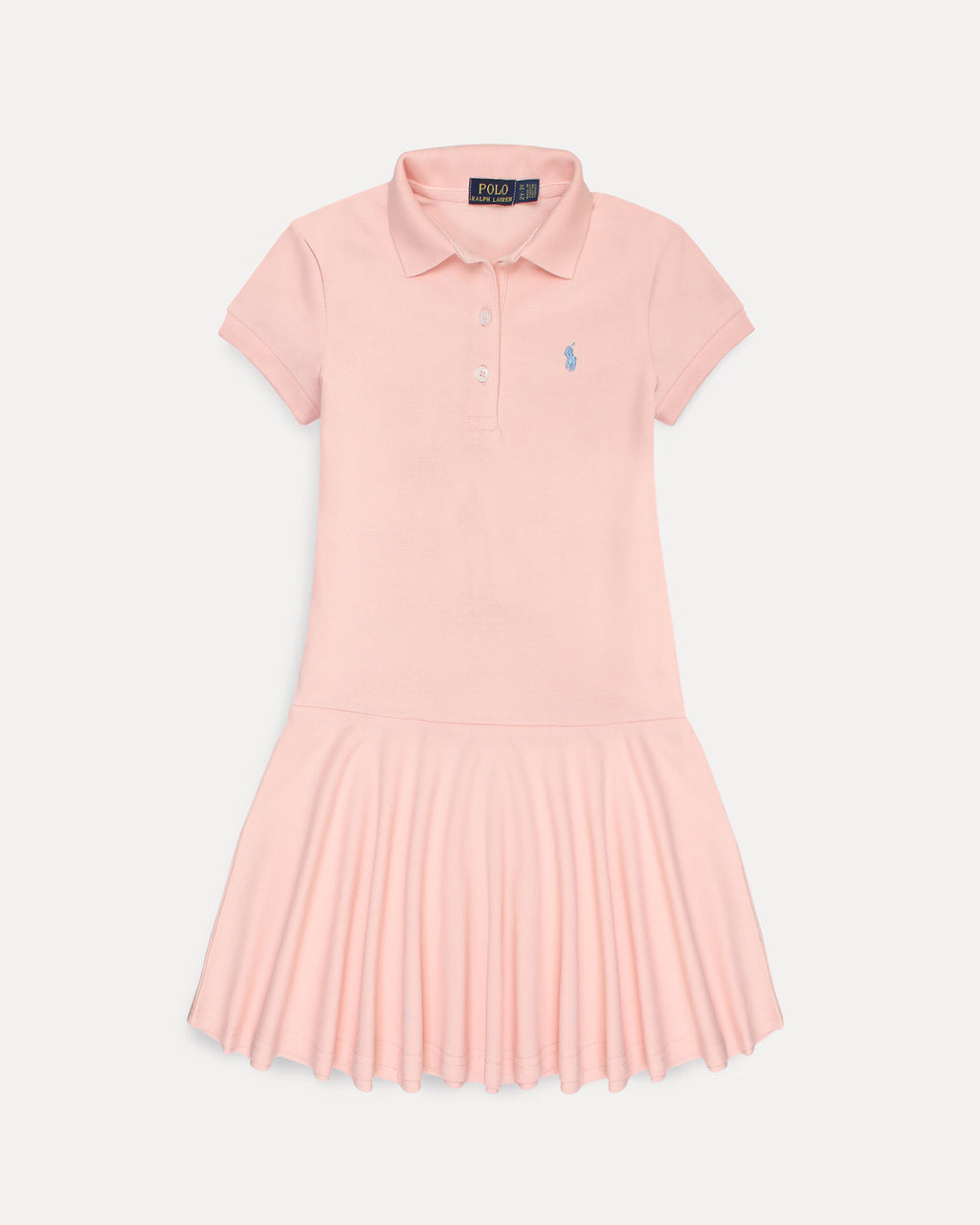 Premium Baby Girl R-L Polo Dress - Pink