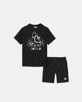 Premium Kids Mon. Shark Tracksuit - Black