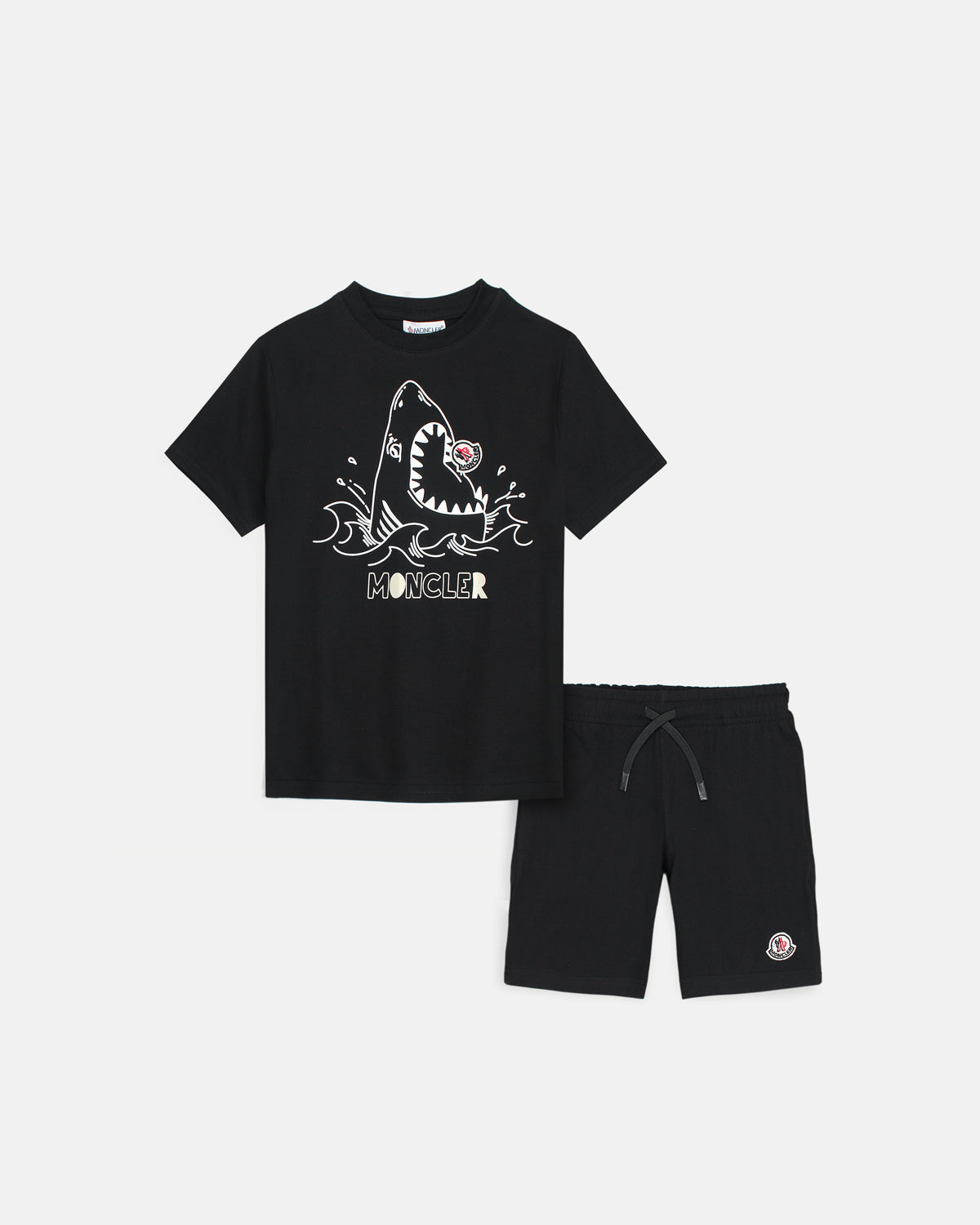 Premium Kids Mon. Shark Tracksuit - Black