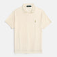 Iconic R-L Johnny Collar Polo - Off White