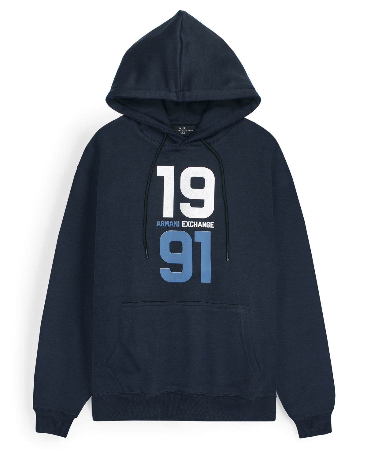Premium A-X No Men Hoodie - Navy Blue
