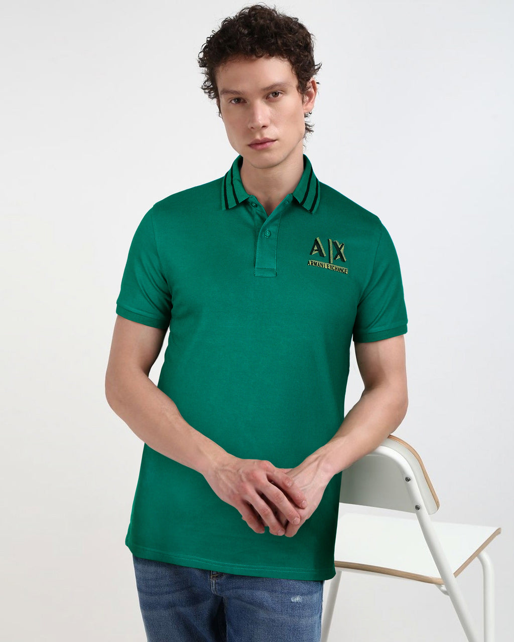Exclusive A-X Motive Polo - Green