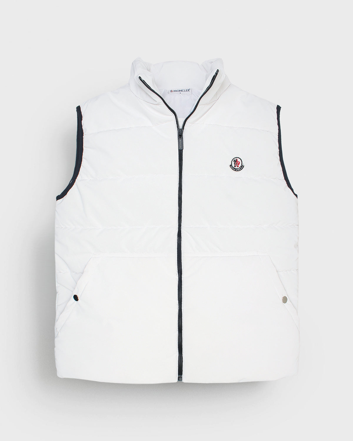 Premium Quilted Mens M-C-O-N-L-R - White