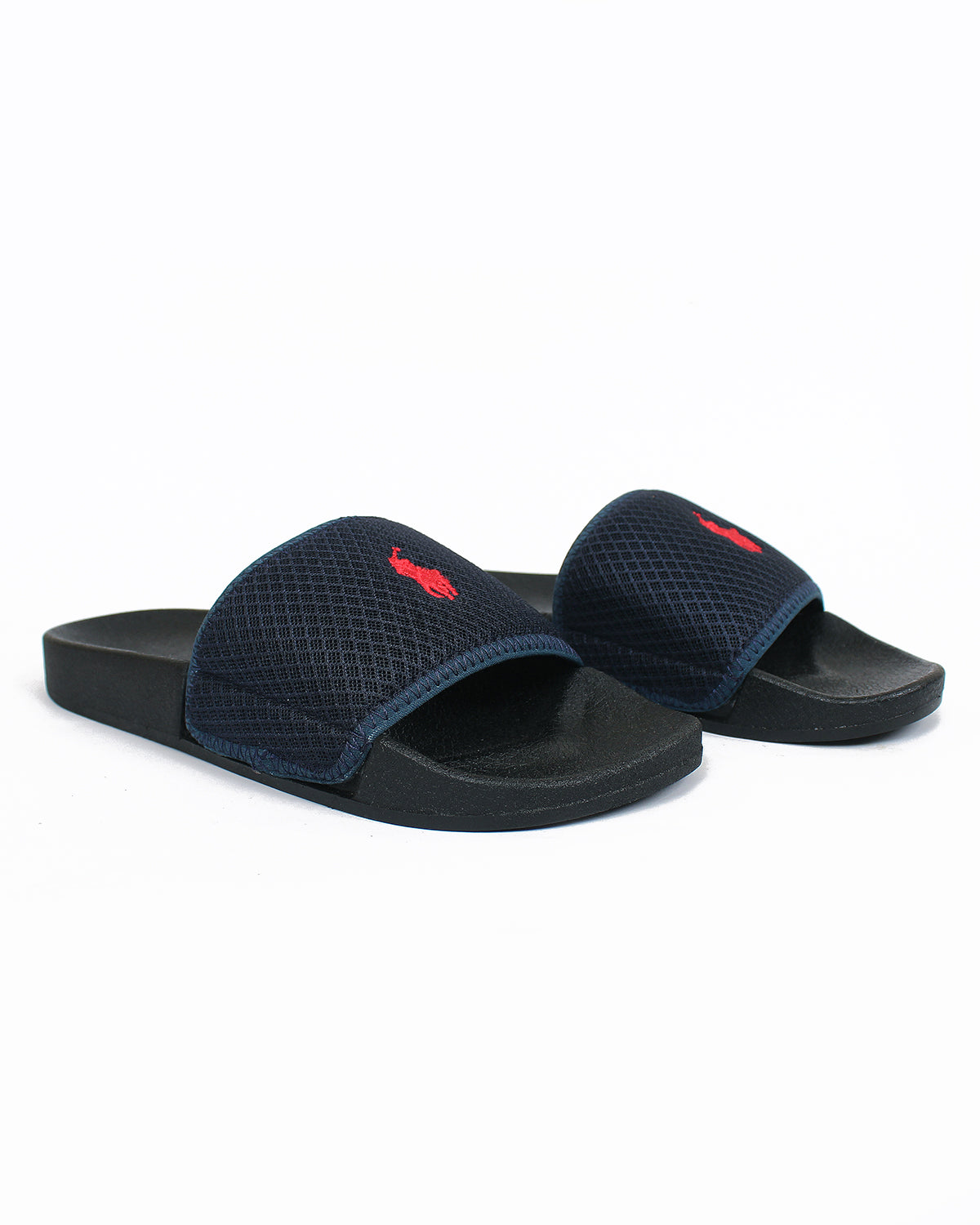 Premium Polo Men's Slides - Navy