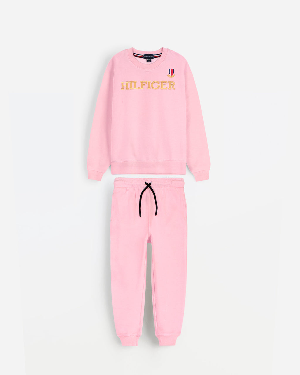 Tommy Kids Logo Tracksuit Set – Pink