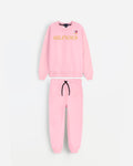 Tommy Kids Logo Tracksuit Set – Pink