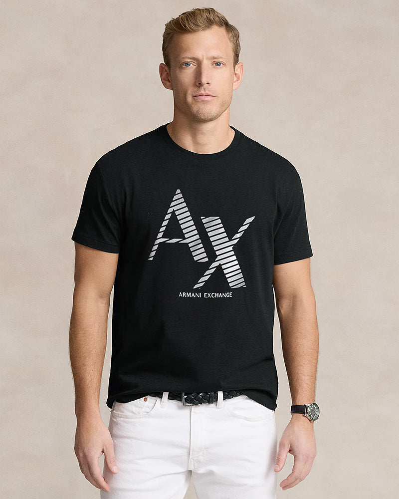 Premium A-X Black Gold Tee - Black