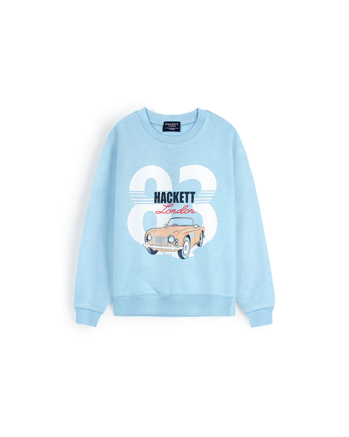 Kids HKT Car Sweat - Sky Blue