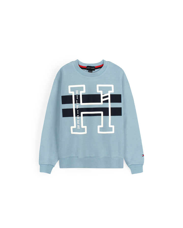 Kids Big TH Motive Sweat - Sky Blue