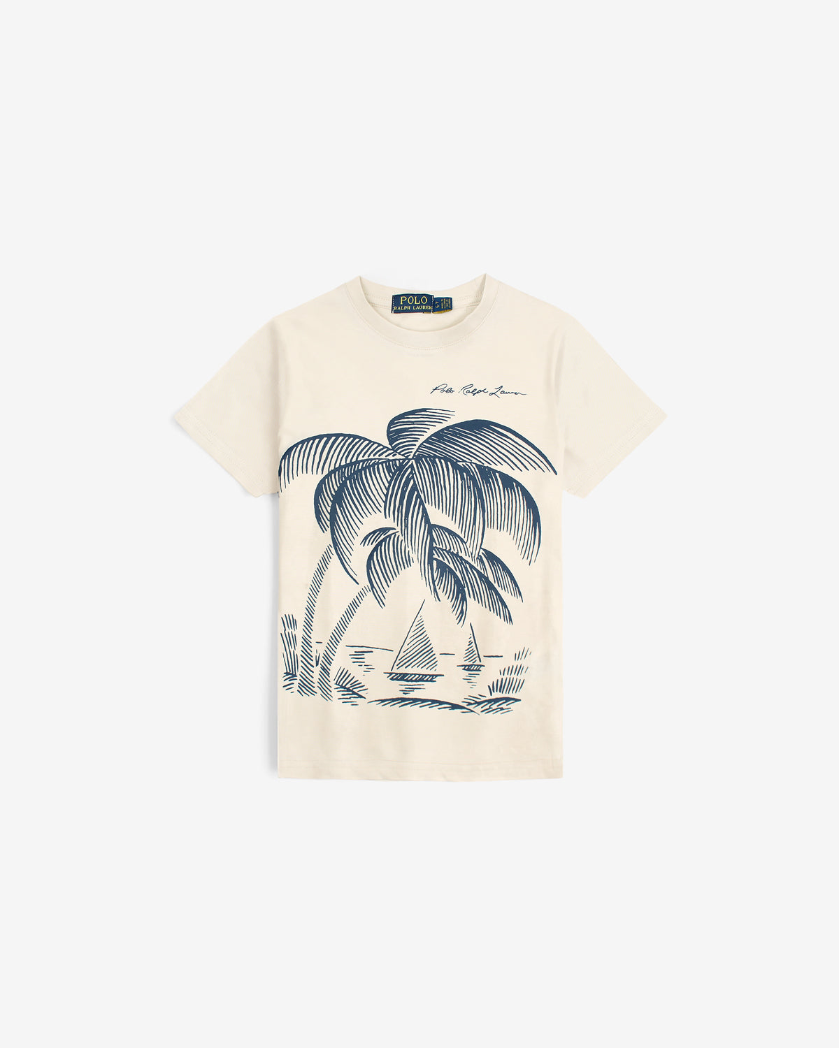 Exclusive R/L Palm Tee - Off White