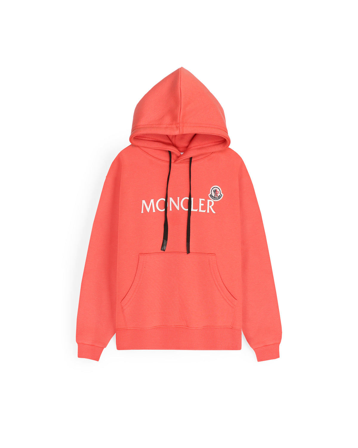 Mon. Kids Logo Hoddie - Coral Pink