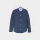 Kids Polka Printed Shirt - Navy Blue
