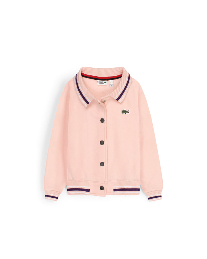 Kids Classic Baseball Jacket - Pink