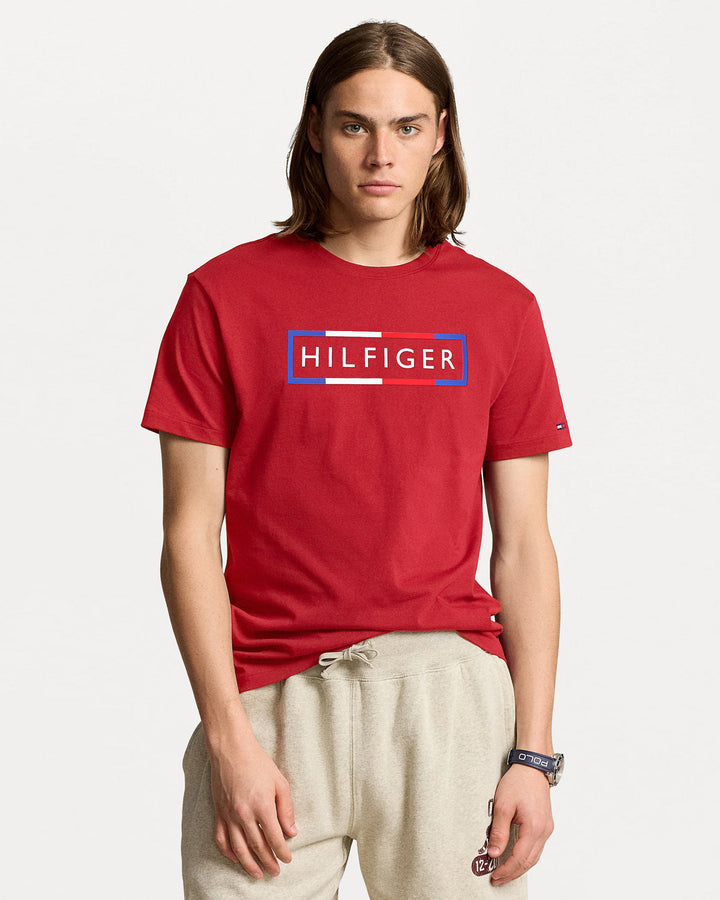 Exclusive Hilfiger Men Tee - Red
