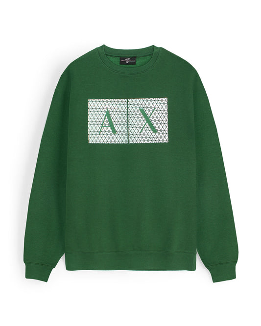 Premium A-X Spider Mens Sweat - Green