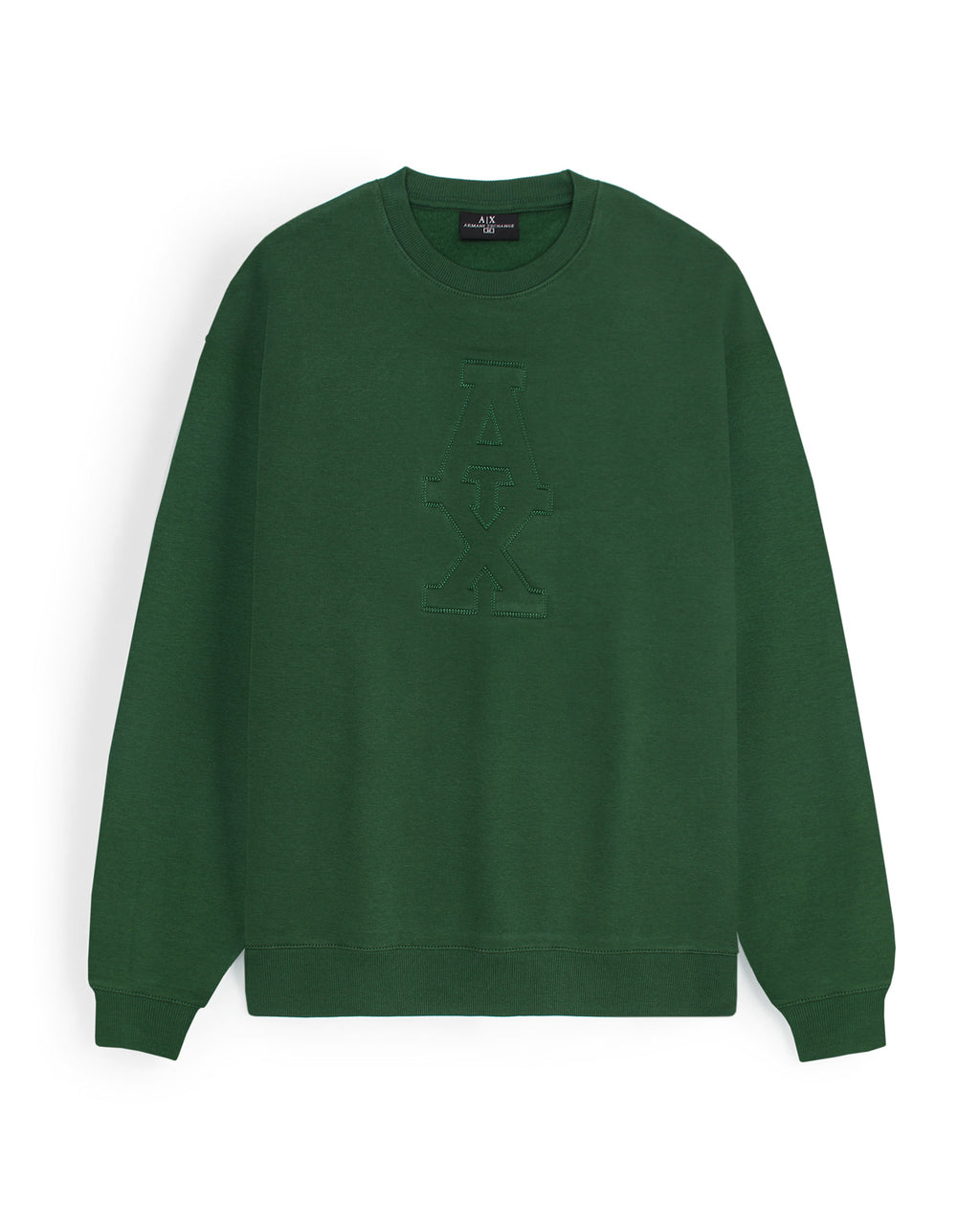 Exclusive A-X Men Embossed Sweat - Green