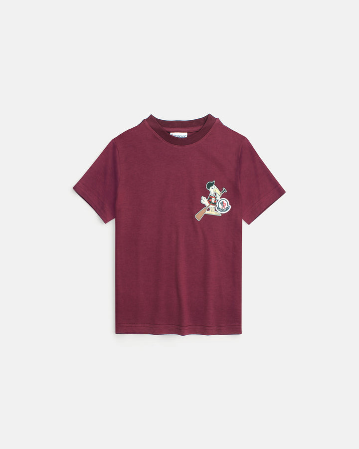 Kids Mon. Duck T Shirt - Maroon