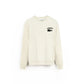 Premium Iconic L-S-C-T Motive Sweat - White