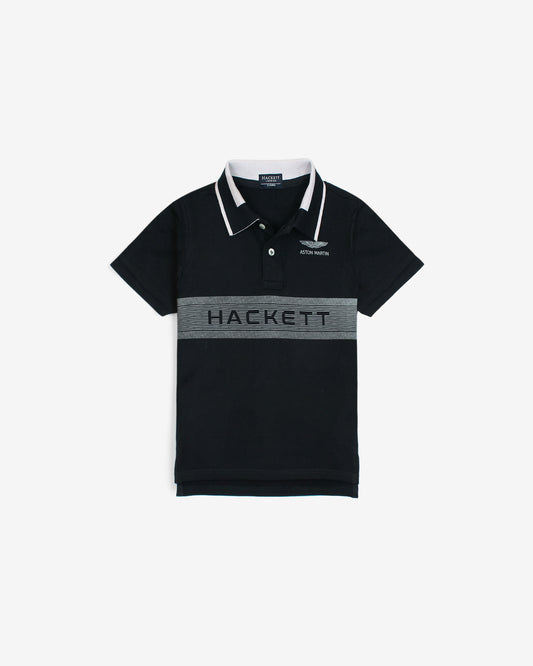 Premium HKT Kids Polo Shirt - Black