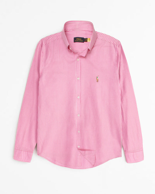 Iconic Pink R/L Button Down Shirt - Checkered