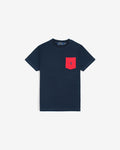 Exclusive Boys R/L Pocket Basic Tee - Red