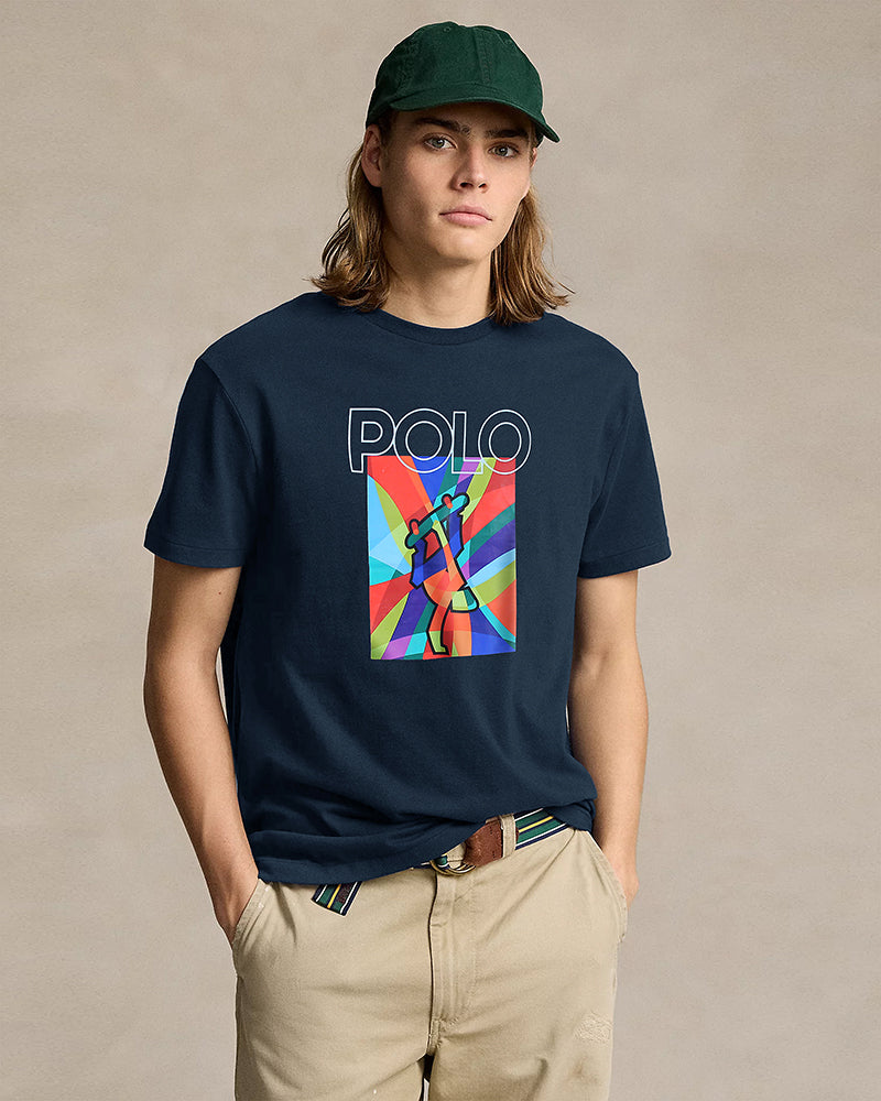 Premium Polo Multi Tee Men - Navy Blue