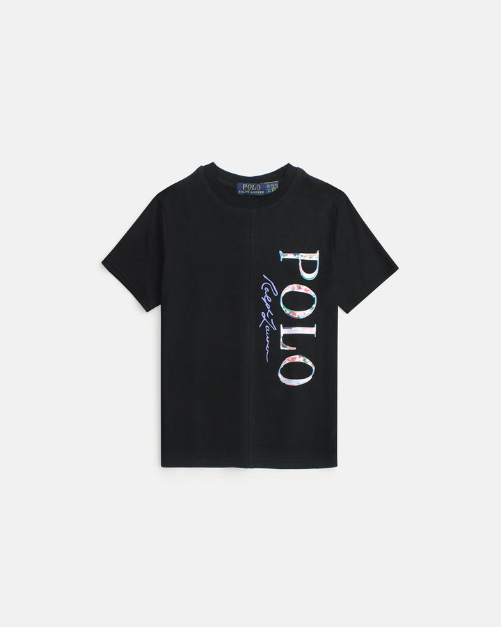 Baby Girls Polo Iconic Tee - Black