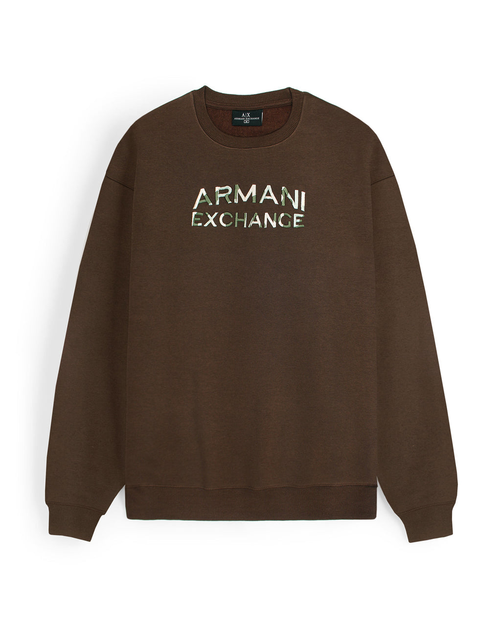 Exclusive A-X Camo Mens Sweat - Brown