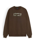 Exclusive A-X Camo Mens Sweat - Brown