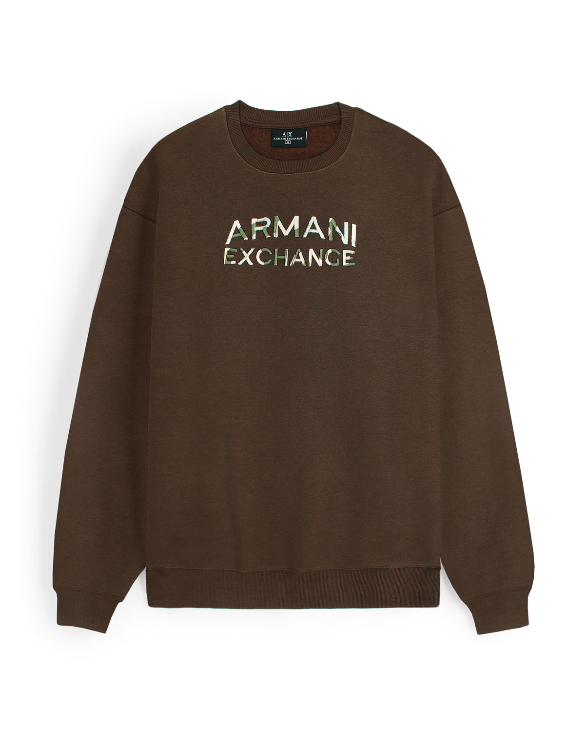 Exclusive A-X Camo Mens Sweat - Brown