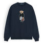 Exclusive Mens Bear Sweat - Navy Blue