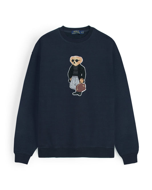 Exclusive Mens Bear Sweat - Navy Blue
