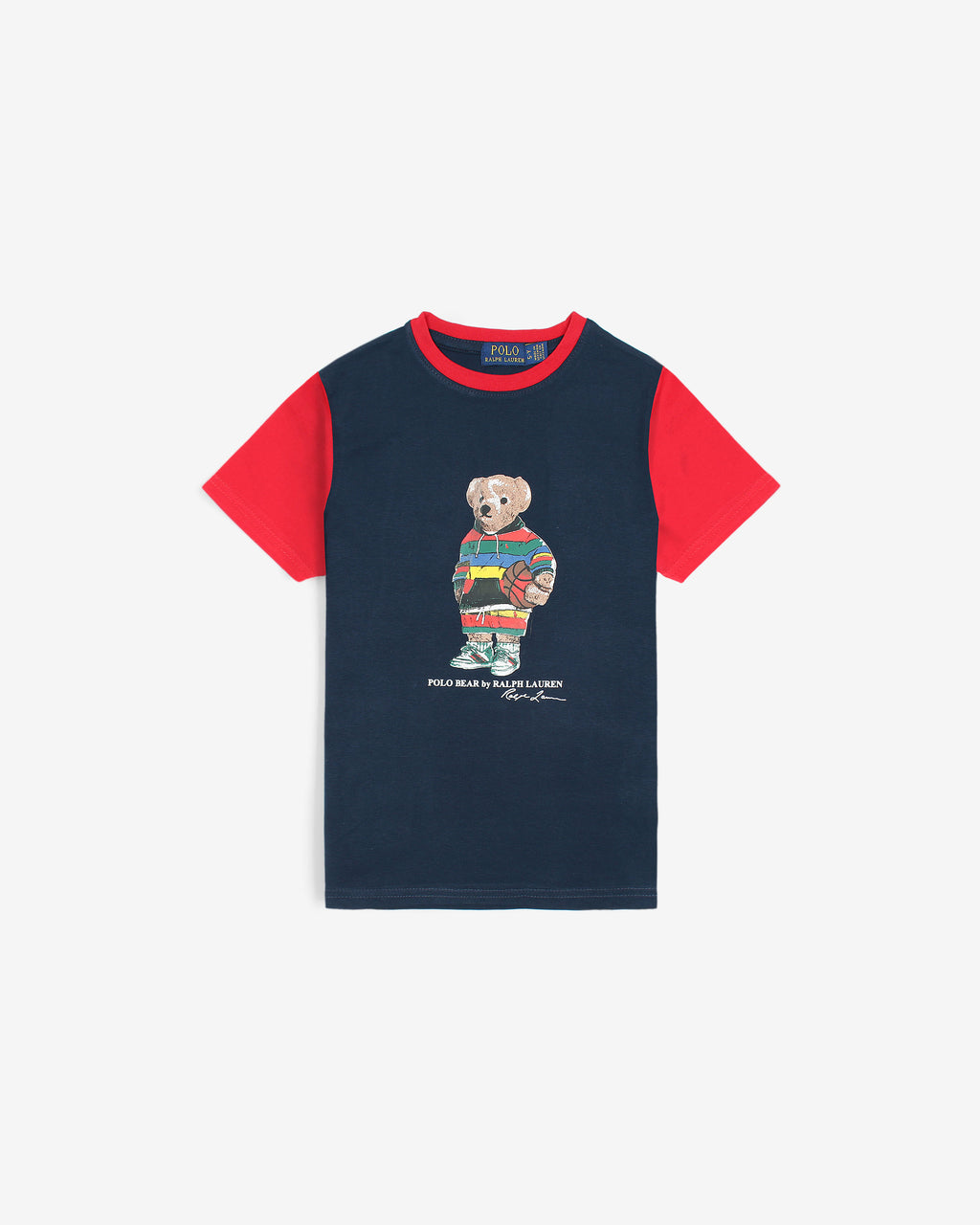 Premium Contrast Boys Bear Tee - R-B