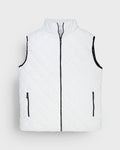 Exclusive Diamond Cut Gillet - White
