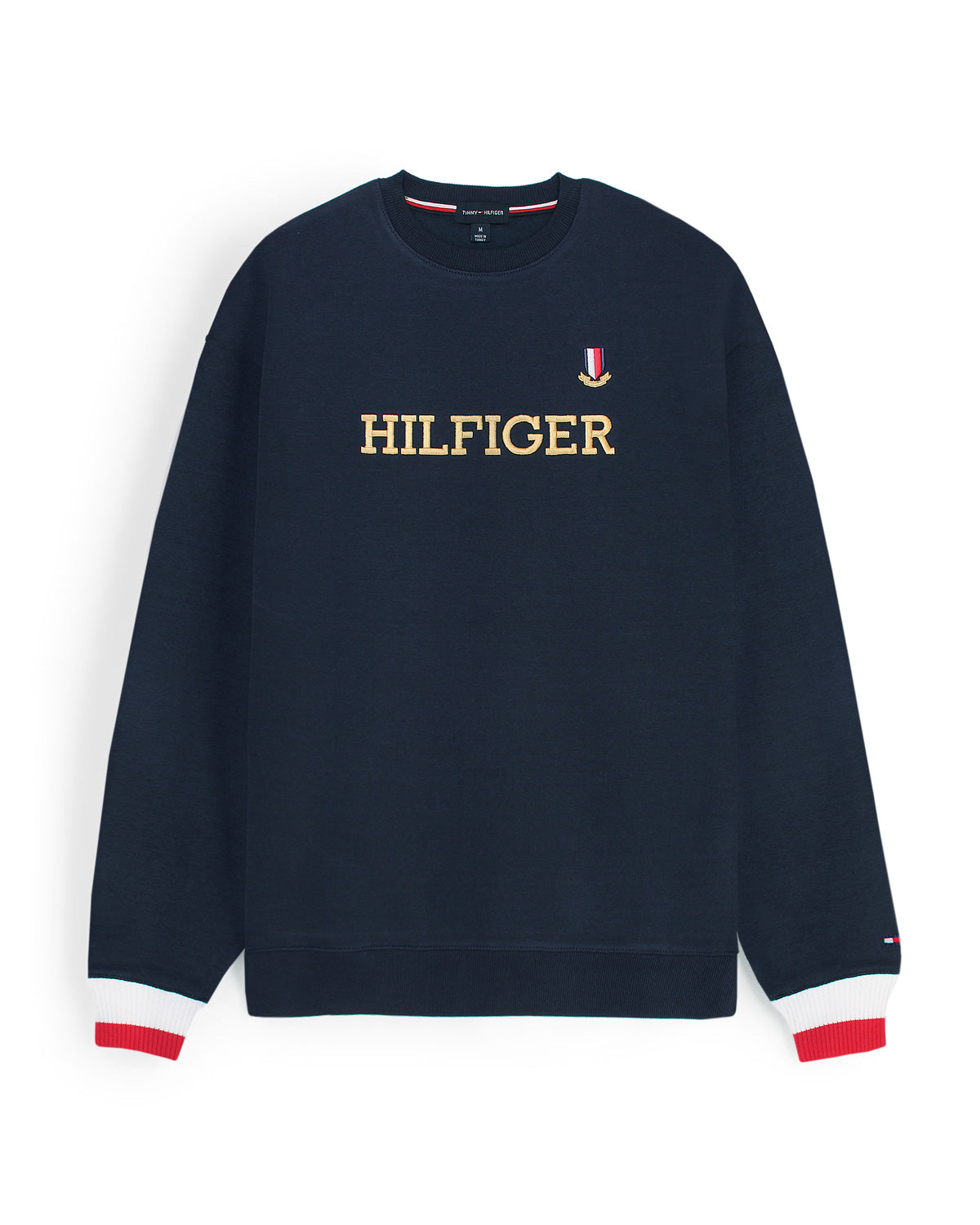 Premium Mens Flag Tommy Sweat - Navy Blue