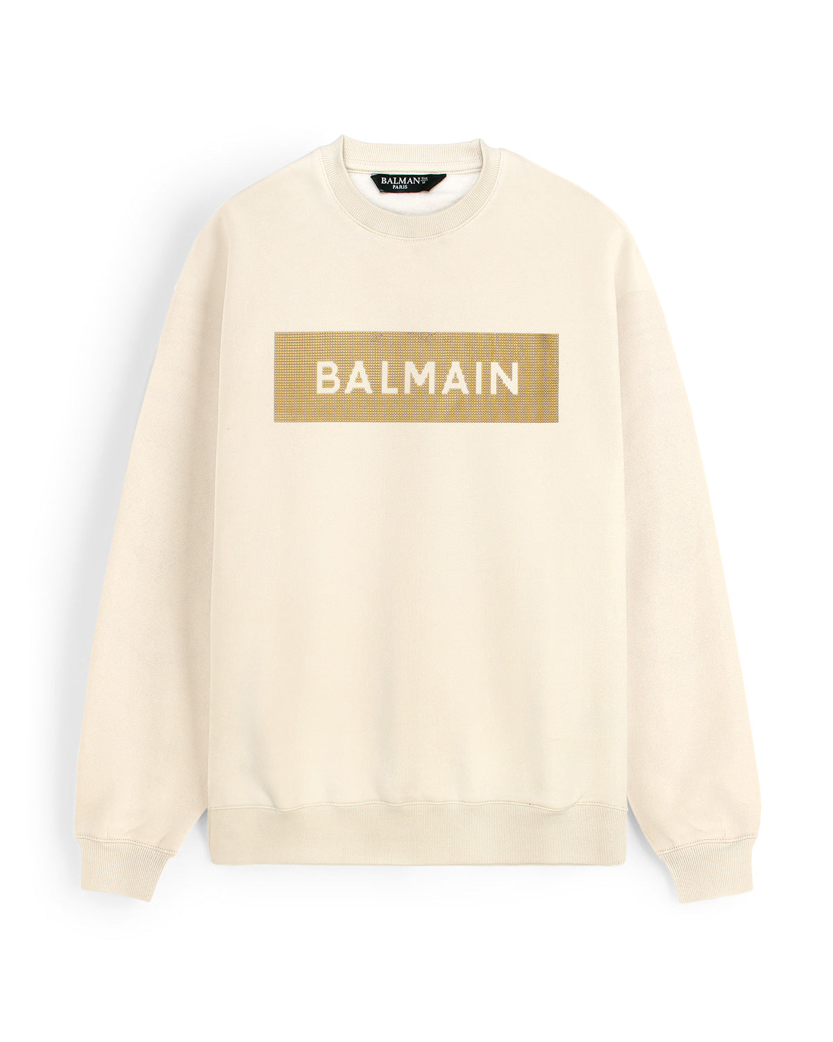 Exclusive B-L-M-N Gold Mens Sweat - Off-White