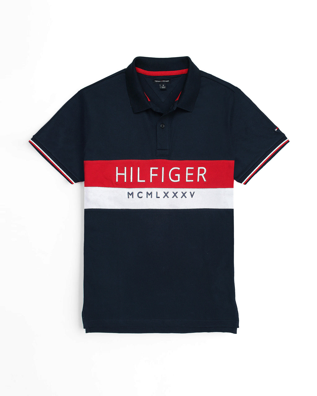 Exclusive Tommy Panel Polo - Black