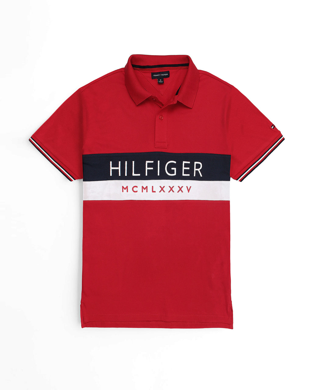 Exclusive Tommy Panel Polo - Red