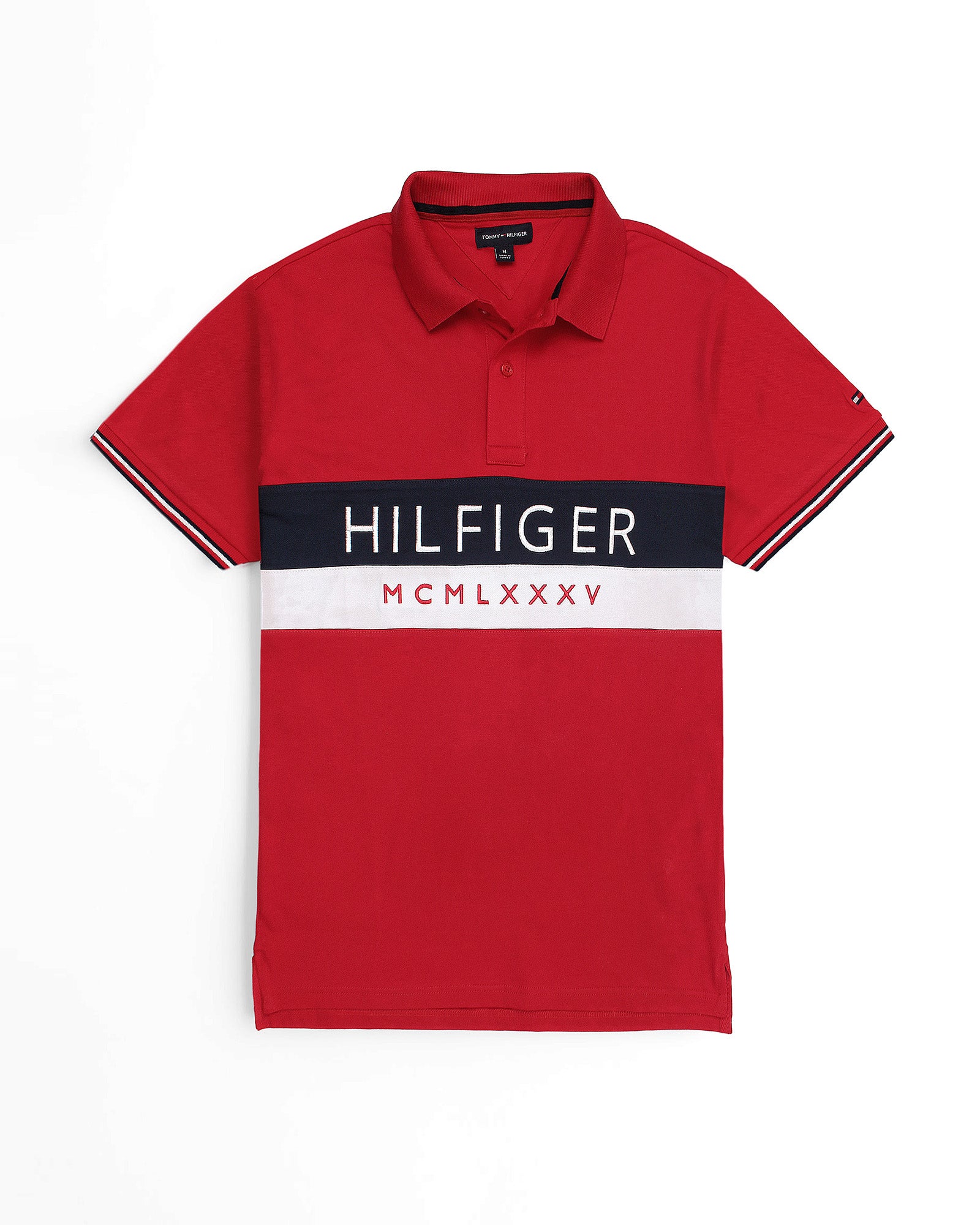 Exclusive Tommy Panel Polo - Red