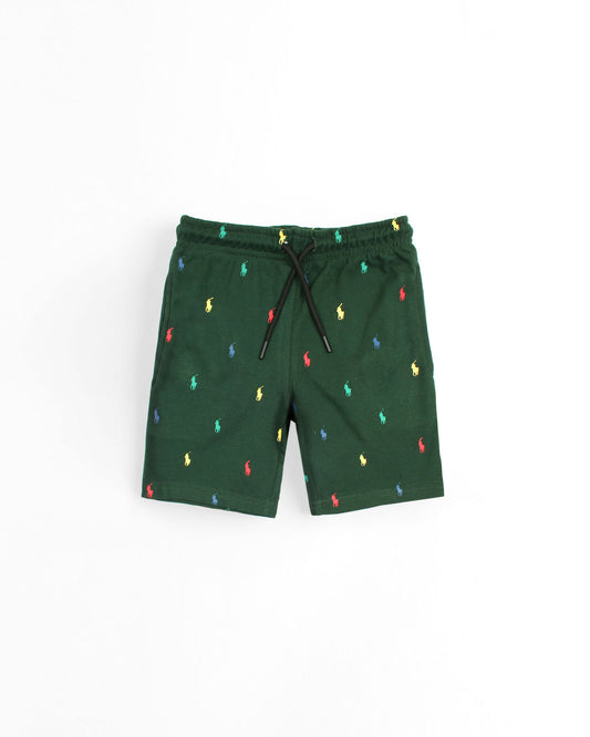 Exclusive All Over Pony Boys Short - Green