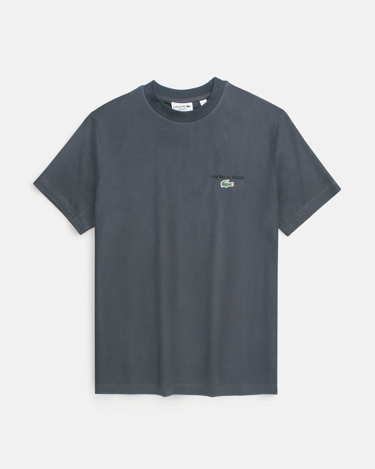 Men's Lac. Jeu Set Oversze T Shirt - Grey